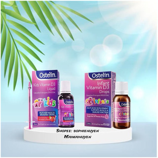 (Tem Chemist) Vitamin D3 Dễ Hấp Thu Chống Còi Xương Ostelin Úc