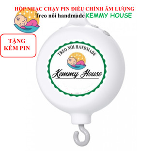   Tặng kèm pin  Hộp nhạc đồ chơi treo nôi vặn cót và hộp nhạc pin phát nhạc tự xoay 