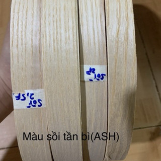 nẹp chỉ gỗ, chỉ dán cạnh veneer walnut lạng gỗ.