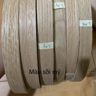 nẹp chỉ gỗ, chỉ dán cạnh veneer walnut lạng gỗ.