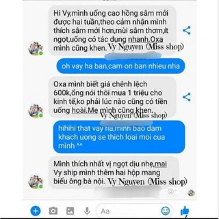 CAO HỒNG SÂM 6 TUỔI HÀN QUỐC