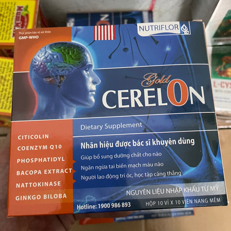 ✅BỔ NÃO CERELON GOLD,HOẠT HUYẾT DƯỠNG NÃO (sản phẩm này ko phải là thuốc không có tác dụng thay thế thuốc chữa bệnh)