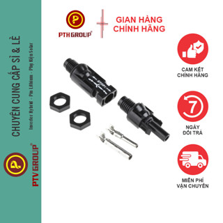  Đầu Nối MC4 Để Gắn Tủ Điện Hộp Điện Inverter | PTH GROUP 