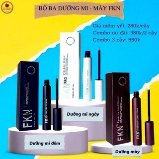 Bộ 3 serum FKN dưỡng mi và mày chính hãng