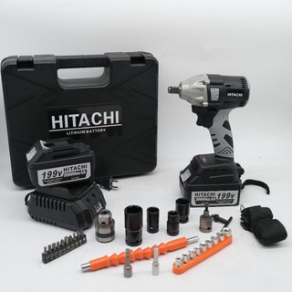 Máy Siết Bulong Hitachi 199V - Động cơ không chổi than- Loại 1