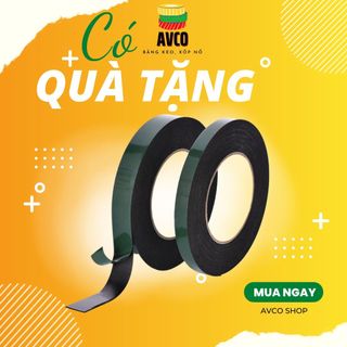 Băng dính xốp siêu dính [RẺ VÔ ĐỊCH] chịu nhiệt dùng dán thảm, xốp cách nhiệt 2cm