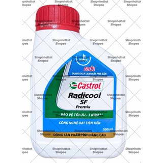 Nước làm mát, giải nhiệt động cơ Castrol Radicool SF Premix 500ml ( 0.5L ) – Shopnhottot