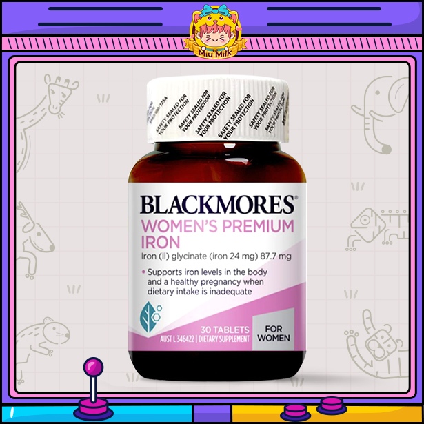Viên sắt Blackmores Iron Women's 30 viên Úc