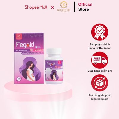 Viên uống bổ sung sắt FEGOLD Kohinoor (60 viên)