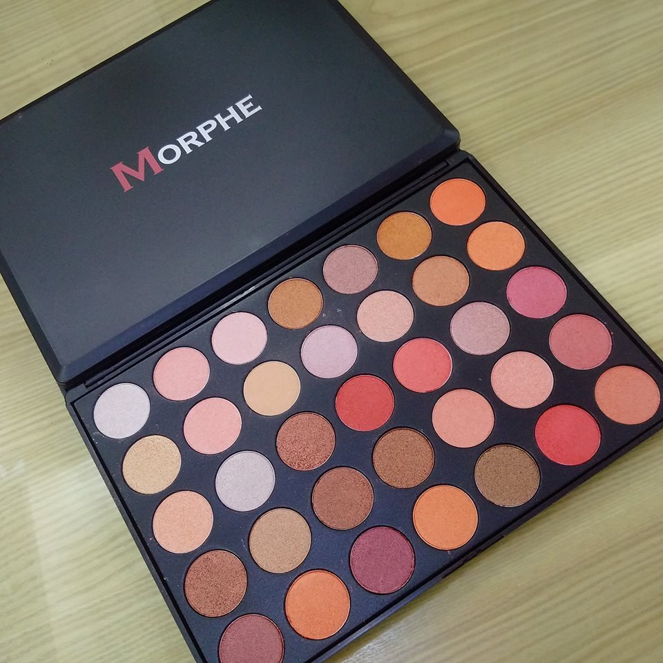 BẢNG MÀU MẮT MORPHE 35 Màu Ảnh thật