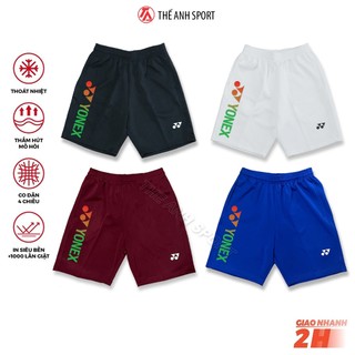 Quần cầu lông in chữ Yonex đẹp mắt, quần cầu lông mới nhất chất liệu dày dặn