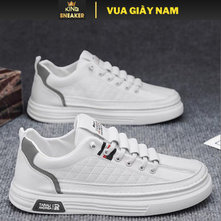 Giày thể thao nam kingsneaker siêu hot 2 màu cá tính, giày lười đẹp siêu tiện lợi - 001