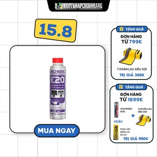 Phụ gia vệ sinh súc rửa động cơ Voltronic E20 Engine Flush