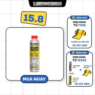 Phụ gia vệ sinh hệ thống xăng Voltronic G20 Valve and Injector Cleaner