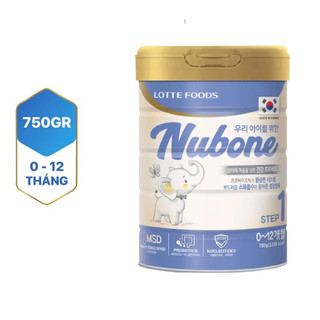 Sữa bột Nubone Step 1 750g 0-12 tháng HSD 02-2026