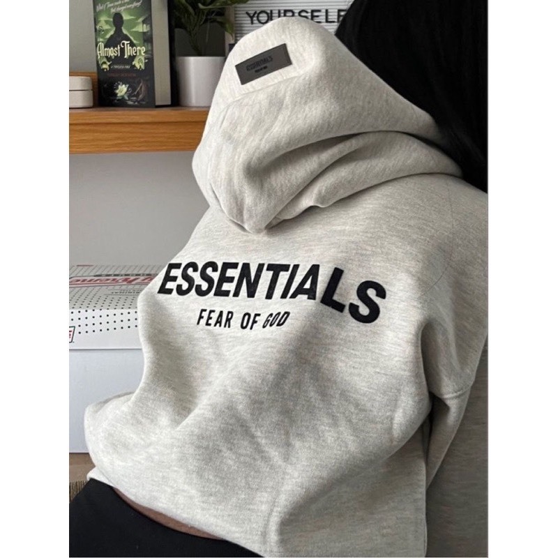 Áo Khoác Hoodie ESSENTIALS Nỉ Bông Form Rộng Unisex Dành Cho Nam Nữ Hot Trend 2024