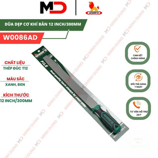 Dũa dẹp cao cấp bản 12inch/300mm tiêu chuẩn WYNN'S W0086AD- hàng chính hãng, chất liệu thép cao cấp, cán bọc cao su mềm.