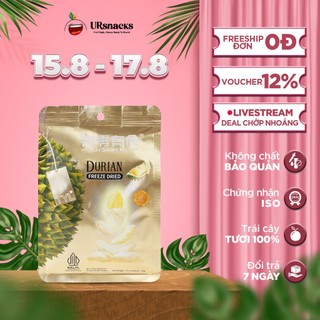 Sầu riêng sấy thăng hoa ngon nguyên chất ursnacks 32g