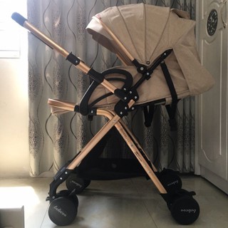 Xe đẩy cao gấp Belecoo gấp siêu nhỏ gọn cho bé