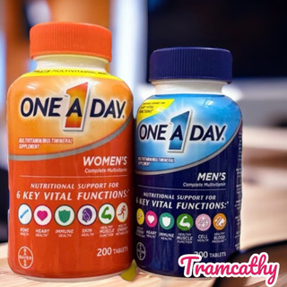 vitamin tổng hợp daily multy one a day cho nam nữ dưới 50 tuổi 200 viên