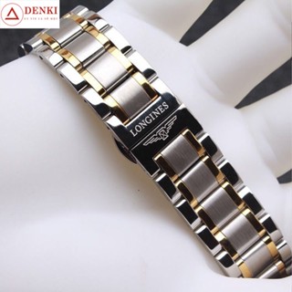 Dây đồng hồ kim loại Thép Không Gỉ Dành Cho Longines master watch mầu Bạc,Đờ MI Vàng