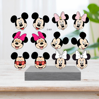  Sticker 5D Mickey Donal Dán Móng  Mẫu Tay & Chân  