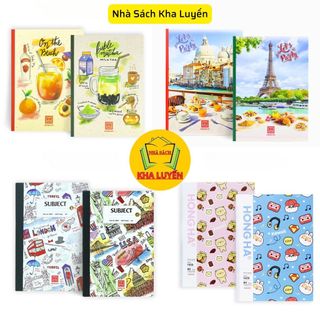Vở kẻ ngang hồng hà 80tr/ 120tr /200tr / 300tr- vở viết học sinh, vở tập kẻ ngang, bìa mẫu mới