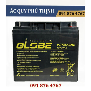 Ắc quy lưu điện Globe 12V 20Ah WP20-12IE