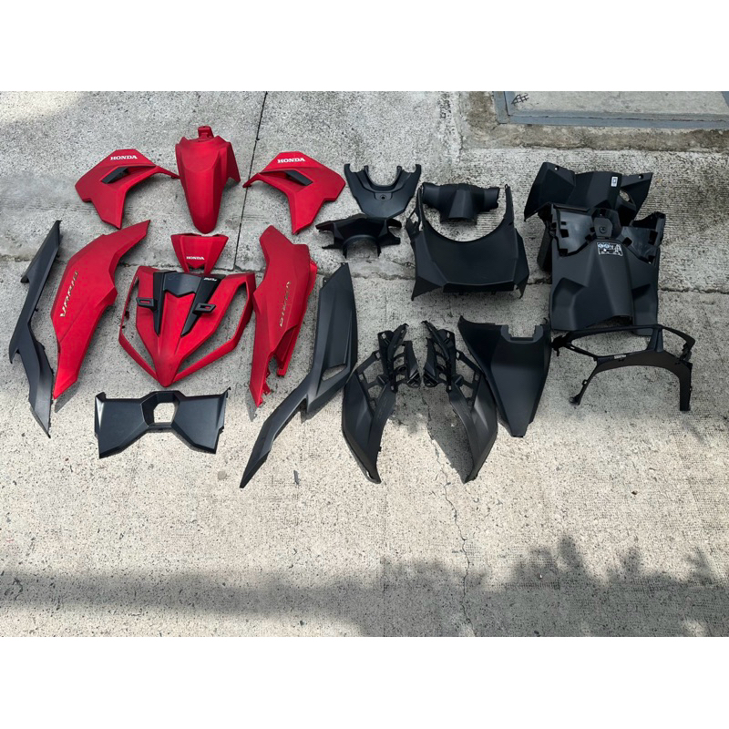 dàn áo vario 125 2023 - 2024 tháo xe màu ĐỎ NHÁM