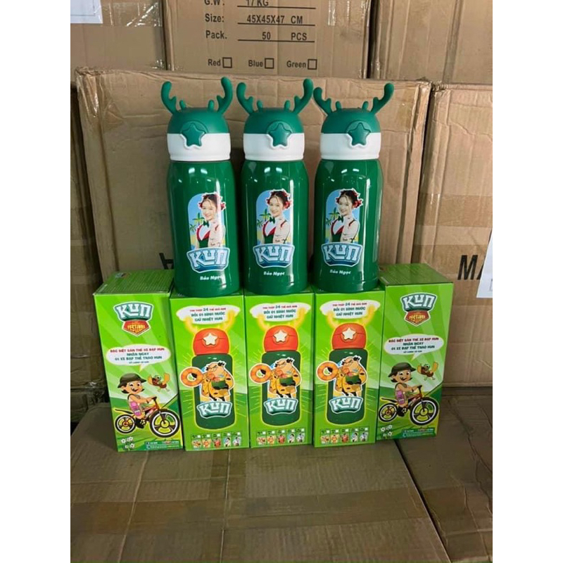 Bình nước kun Bình nước giữ nhiệt kun hàng khuyến mãi sữa kun 500ml
