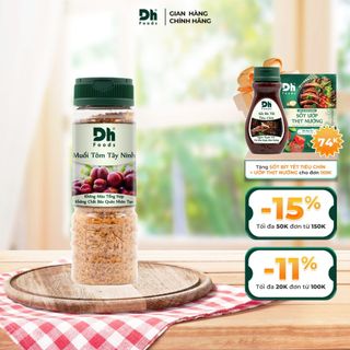 Muối tôm tây ninh dh foods hũ 110gr/60gr