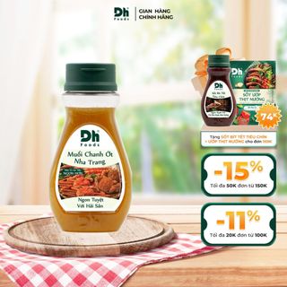 Muối ớt chanh dây Nha Trang 200gr Dh Foods gia vị ướp BBQ, đồ chấm thịt nướng hải sản