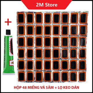 Hộp 48 miếng vá săm ruột xe đạp red sun rs4803