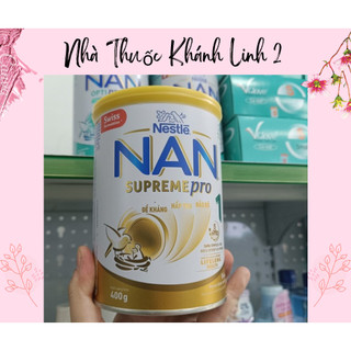 🌺nan supremepro số 1 lon 400g - sữa nan supreme pro số 1 - sữa bột nestlé nan supremepro 1 cho bé dị ứng đạm bò .