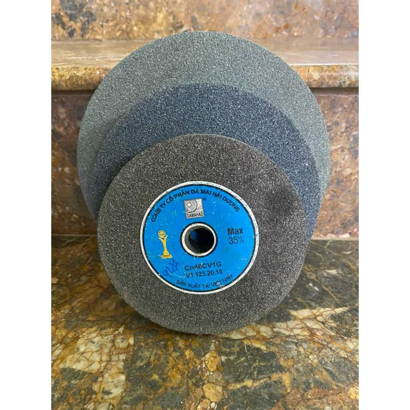 (Giá Tốt) Đá Mài Hợp Kim Mài Dao Tròn - Đá Mài Hải Dương Mịn Và Thô 125mm 175mm 150mm 200mm