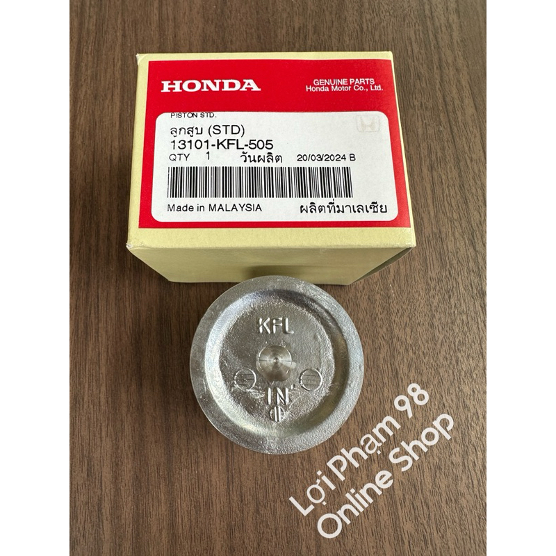 Trái piston Wave 110 , Future 1 ( KFL ) ( STD / Cos 1 , 2 , 3 , 4 ) . Honda Thái Lan