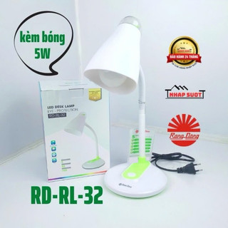 Đèn học sinh Rạng Đông bóng Led 5w, ánh sáng chân thực, bảo vệ thị lực, bảo hành 2 năm, model: RD-RL-32