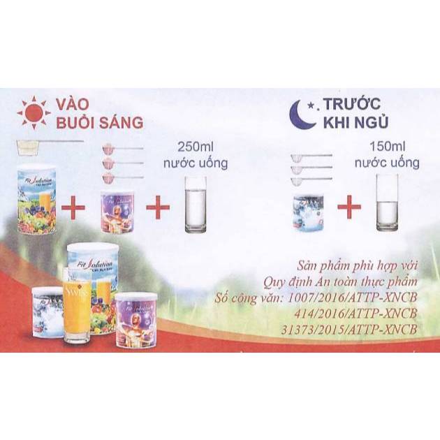 Combo bộ 3 Total Swiss Fit Solution tăng cường năng lượng cho cơ thể