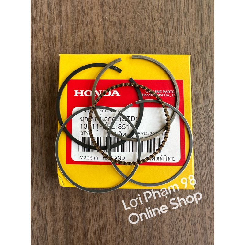 Bạc ( Xéc măng STD / Cos 1 , 2 , 3 , 4 ) Dream 100 / Wave 110 / Future 1 ( KFL ) . Honda Thái Lan