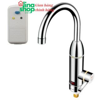 Máy làm nóng nước trực tiếp tại vòi Qwater IN-01 bằng inox kèm ổ điện chống giật