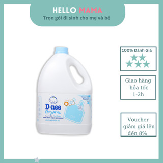 Nước giặt Dnee cho bé - dạng CAN 3 l-  hàng chính ngạch có tem nhập khẩu-Hellomama *