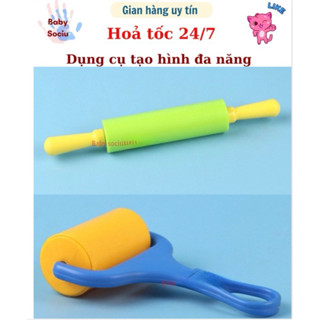 Con lăn, cây lăn cầm tay dụng cụ tạo hình đất sét/cán bột/cây lăn tranh đính đá đa