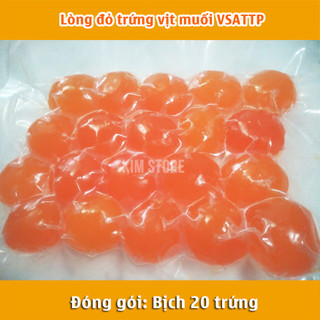 Lòng đỏ trứng muối đạt chuẩn VSATTP, 10-20 trứng/ bịch