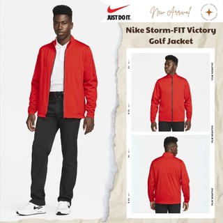 Nike chính hãng - áo khoác thể thao nam nike storm-fit victory full-zip men's golf jacket authentic - red
