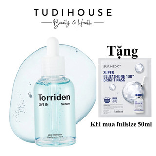 Tinh chất dưỡng da cấp ẩm, phục hồi torriden dive-in serum 50ml