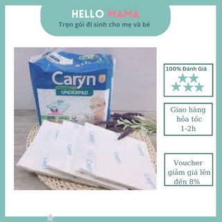 Tấm lót sản dịch cho sau sinh cho mẹ Caryn/ tấm đệm lót của người già , hoặc bệnh nhân ( màu trắng)-Hellomama.vn