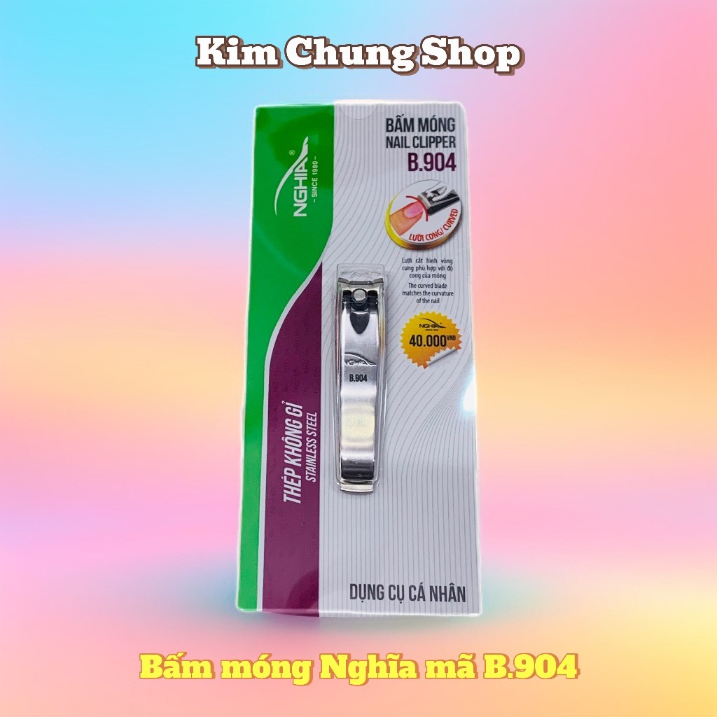 Bấm móng Nghĩa B904 bấm móng tay móng chân (Dụng cụ Nail)