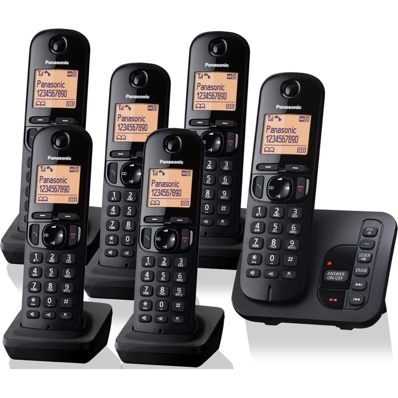 Điện thoại mẹ con Panasonic gọi nội bộ không cần đi dây. Kết nối 6 máy con.