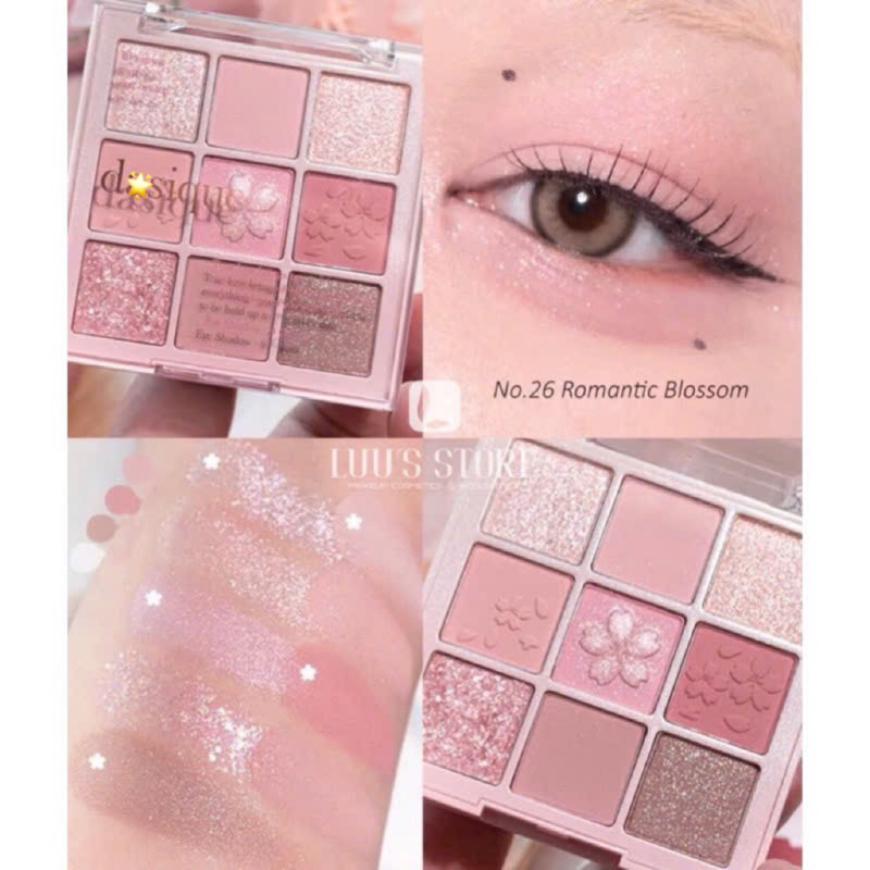 Sản phẩm trang điểm Phấn mắt Dasique Shadow Palette (#Romantic Blossom) (7.6g)