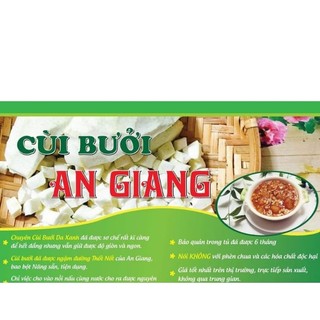 Cùi bưởi nấu chè, cùi bưởi sấy khô chè bưởi